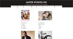 Desktop Screenshot of mayerstudios.com