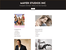 Tablet Screenshot of mayerstudios.com